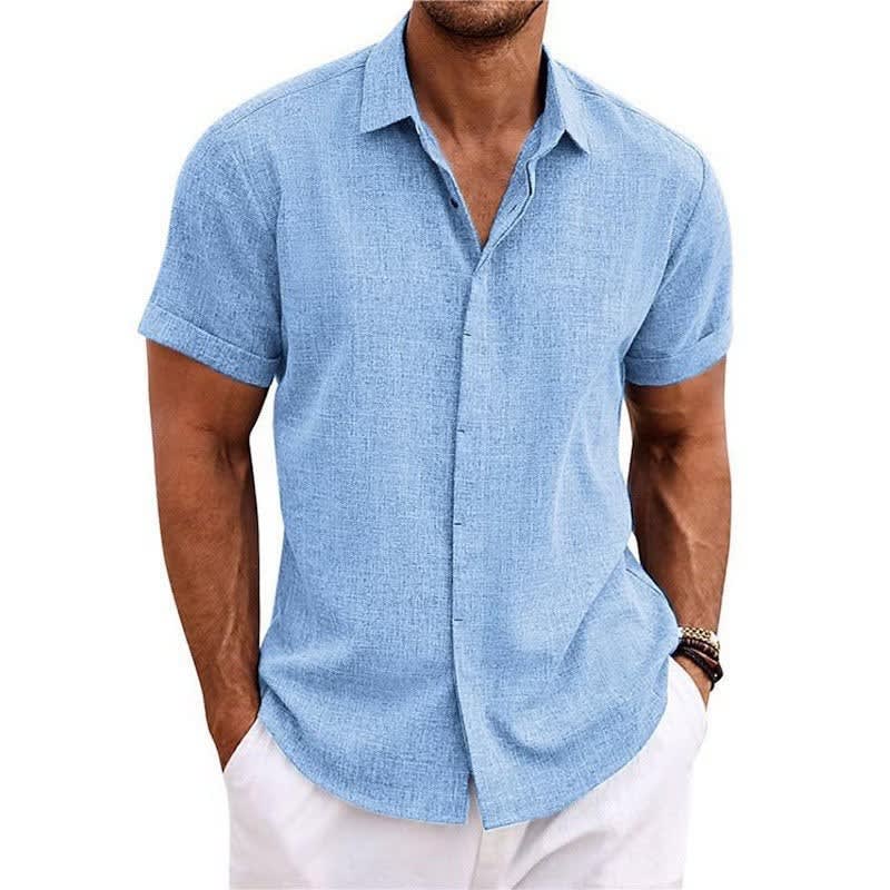 Rafferty Short Sleeve Linen Shirt_4