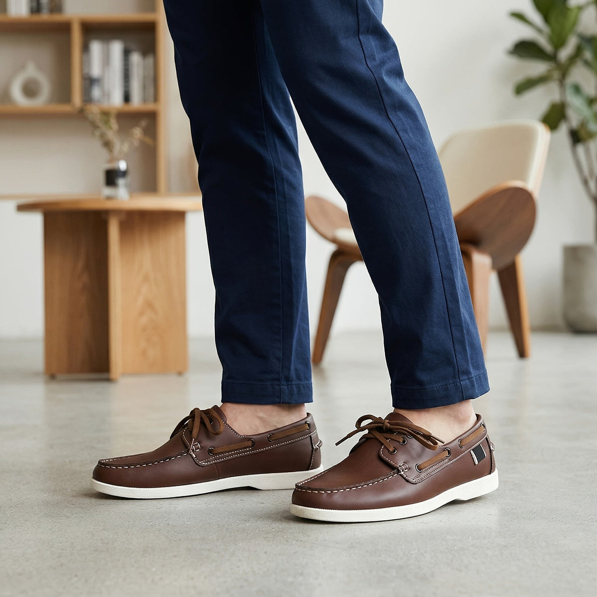 Newton Hand Stitched Deck Boat Shoes