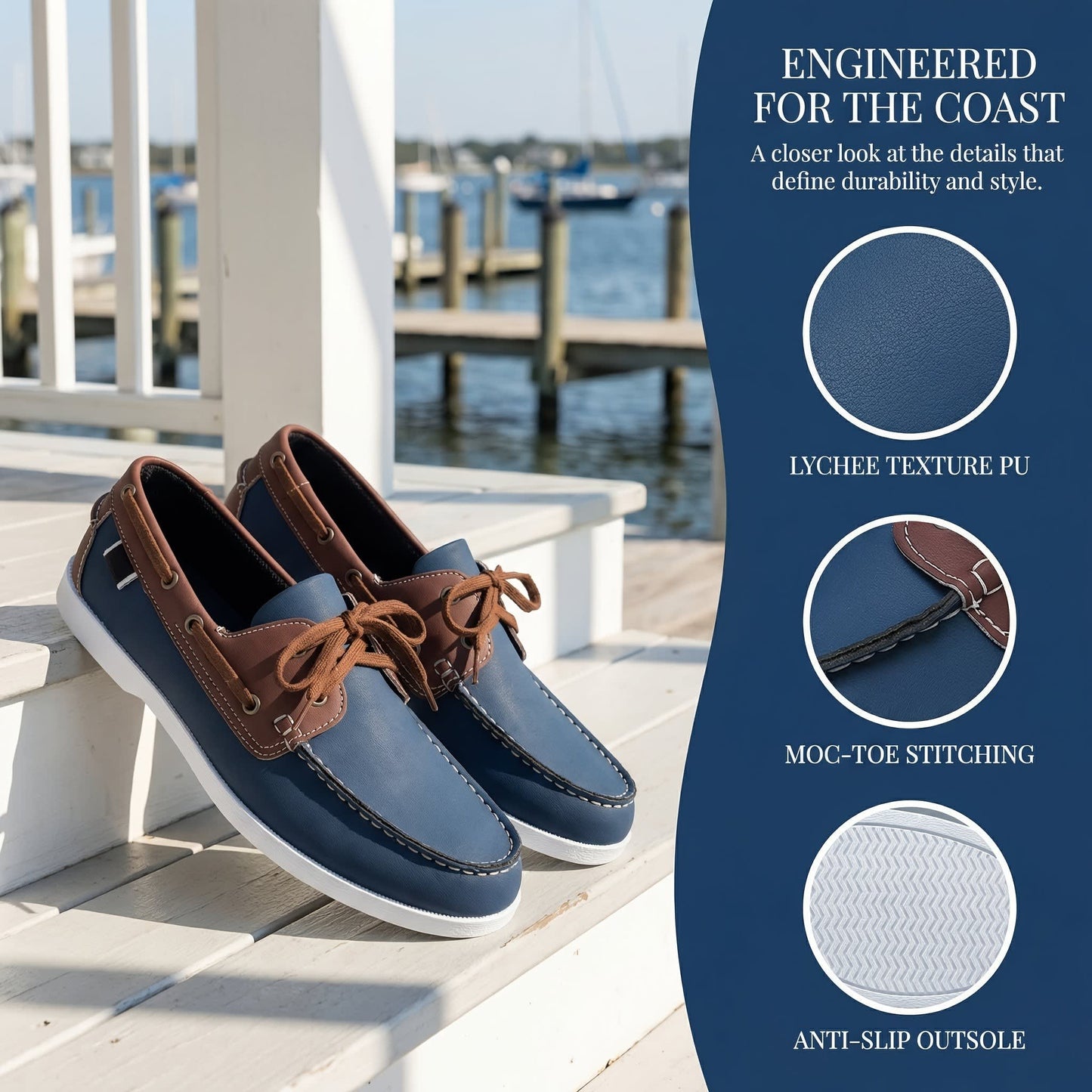 Newton Hand Stitched Deck Boat Shoes_9