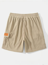Olaf Ribbed Texture Cargo Shorts