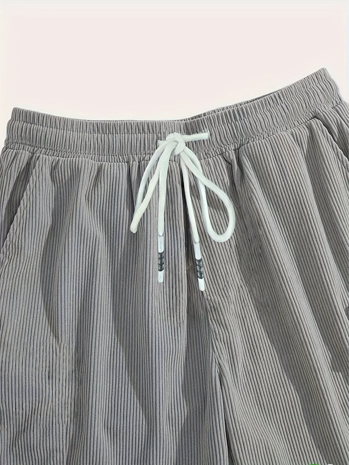 Olaf Ribbed Texture Cargo Shorts