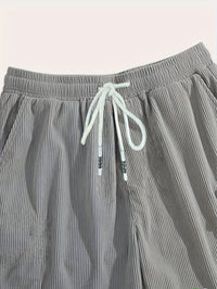 Olaf Ribbed Texture Cargo Shorts