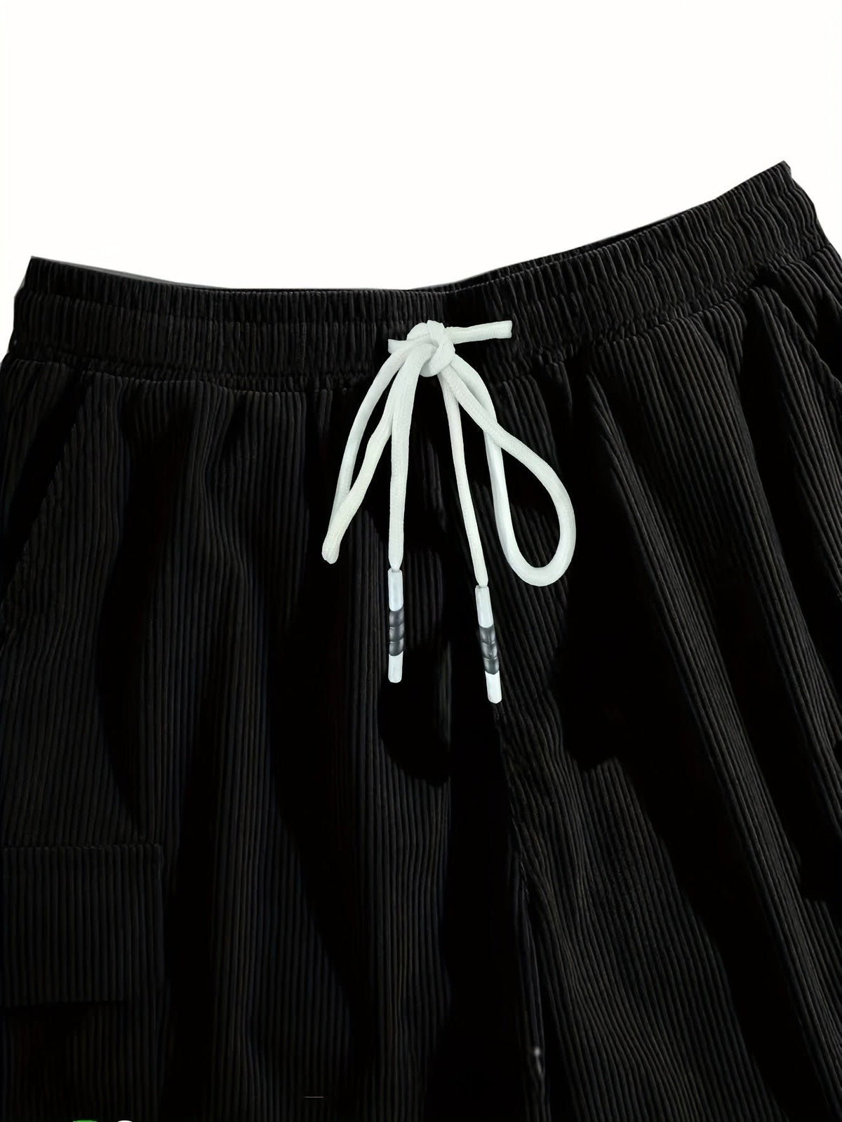 Olaf Ribbed Texture Cargo Shorts