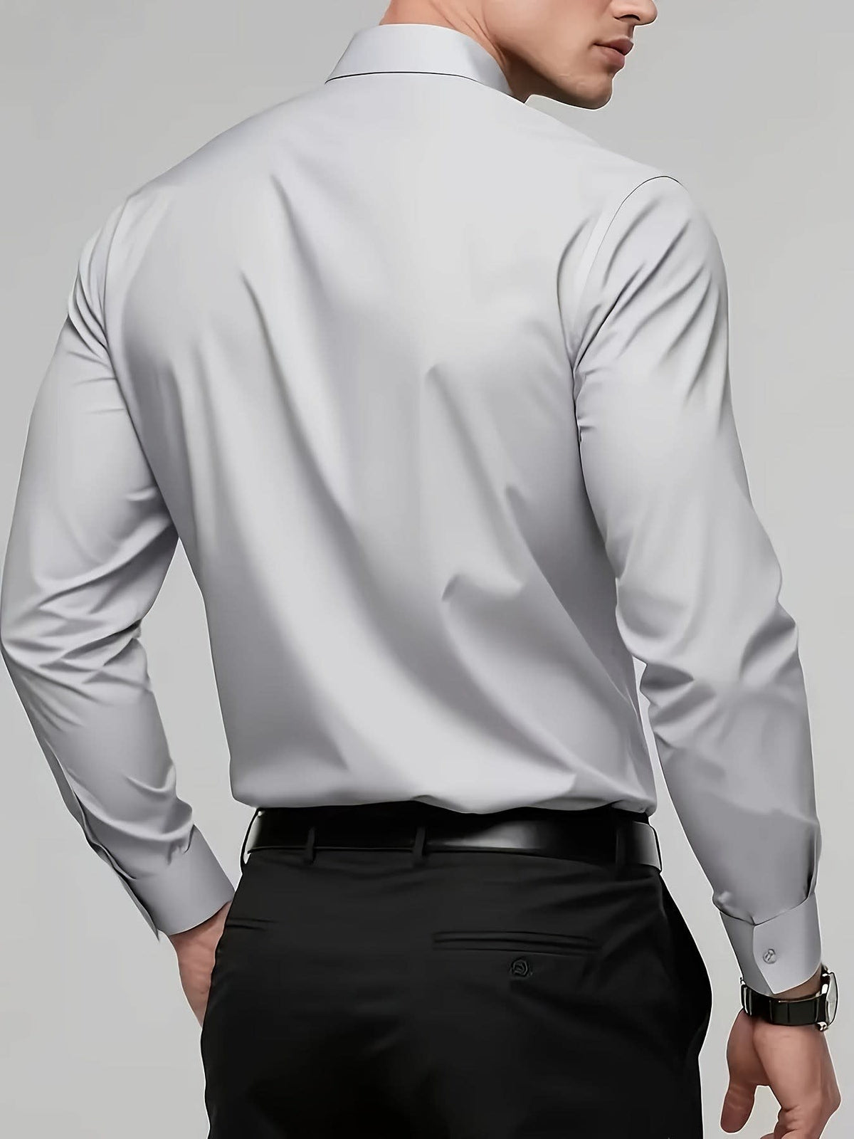Gustav Tailored Long Sleeve Dress Shirt