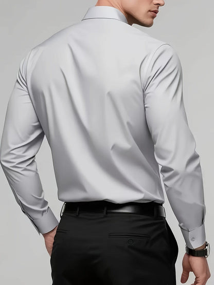 Gustav Tailored Long Sleeve Dress Shirt_10