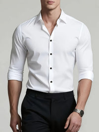 Gustav Tailored Long Sleeve Dress Shirt