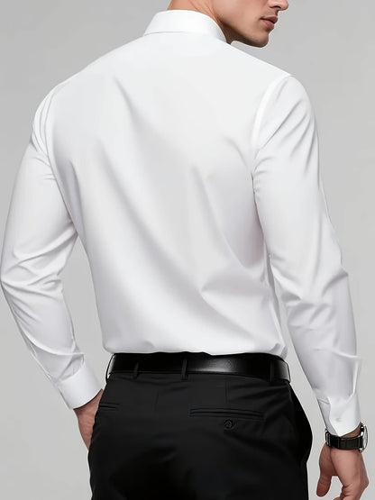 Gustav Tailored Long Sleeve Dress Shirt_16