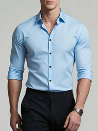 Gustav Tailored Long Sleeve Dress Shirt