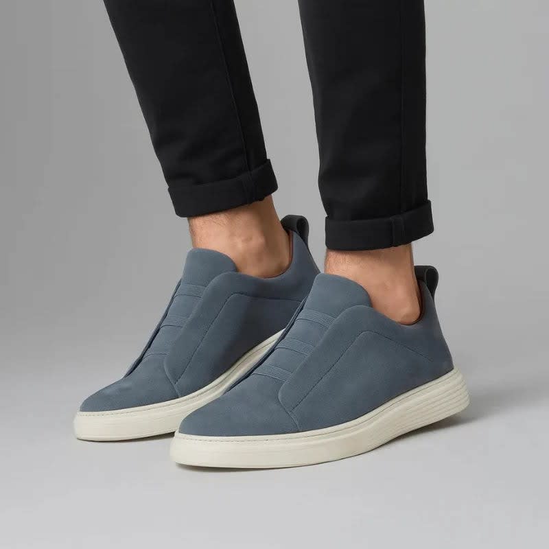 Paden Suede Slip On Sneakers