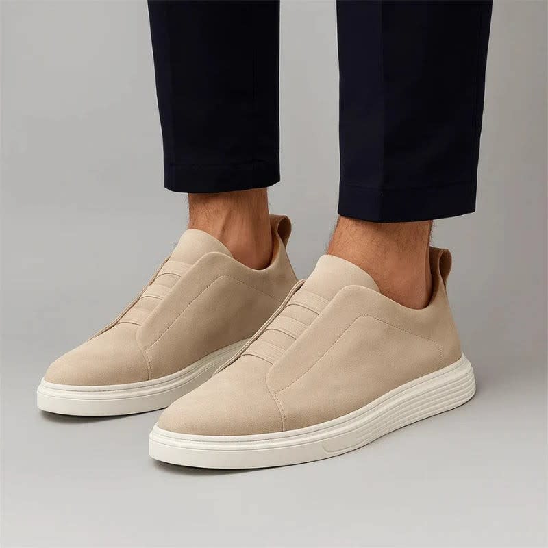 Paden Suede Slip On Sneakers
