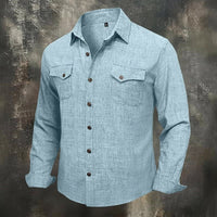 Humphrey Textured Weave Long Sleeve Shirt