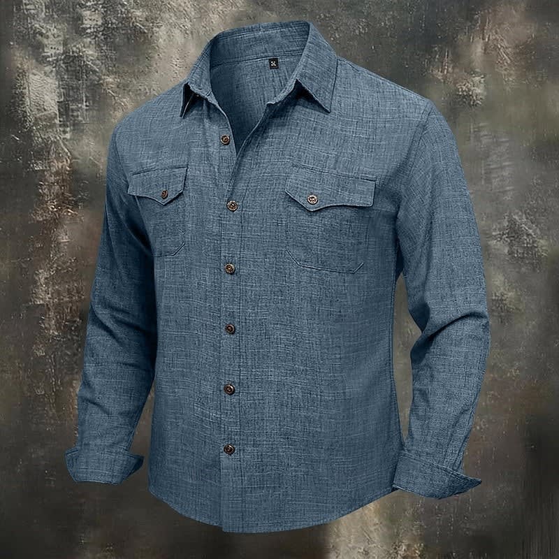 Humphrey Textured Weave Long Sleeve Shirt