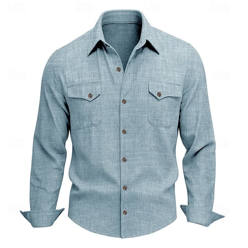 Humphrey Textured Weave Long Sleeve Shirt