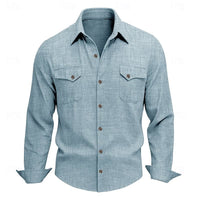 Humphrey Textured Weave Long Sleeve Shirt