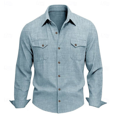 Humphrey Textured Weave Long Sleeve Shirt_2