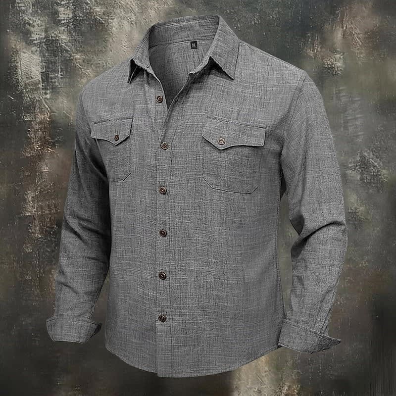 Humphrey Textured Weave Long Sleeve Shirt