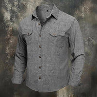 Humphrey Textured Weave Long Sleeve Shirt