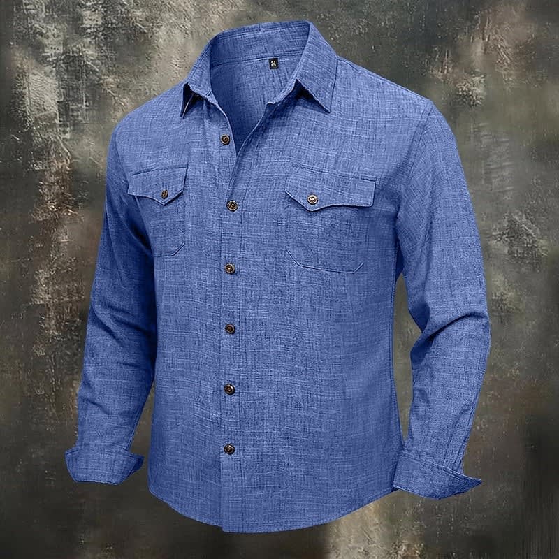 Humphrey Textured Weave Long Sleeve Shirt