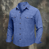 Humphrey Textured Weave Long Sleeve Shirt