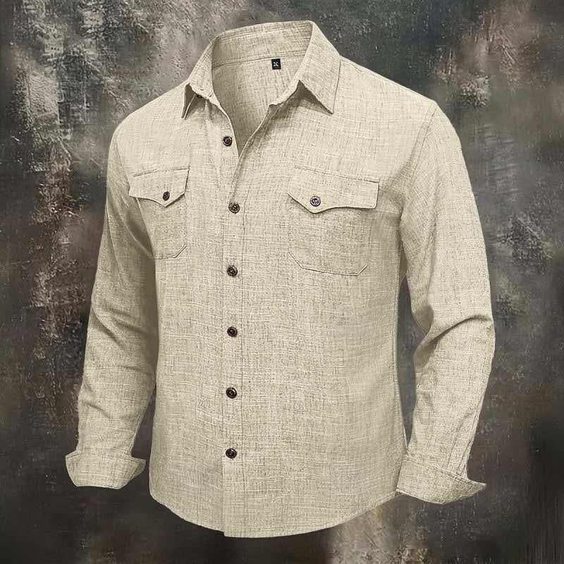 Humphrey Textured Weave Long Sleeve Shirt