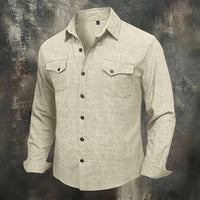Humphrey Textured Weave Long Sleeve Shirt