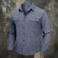 Humphrey Textured Weave Long Sleeve Shirt