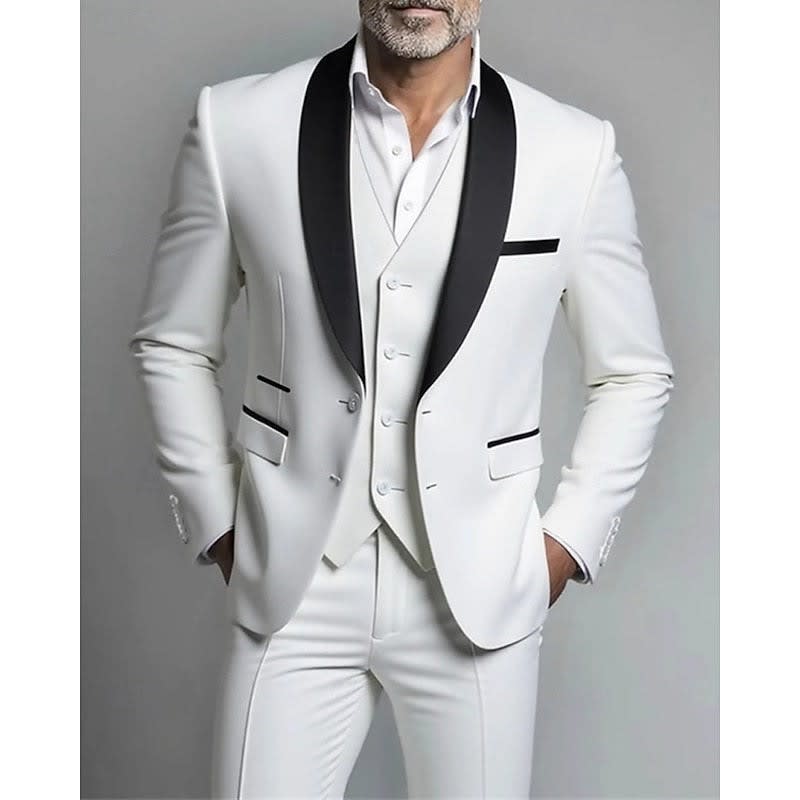 Konrad Shawl Lapel Three Piece Suit_1