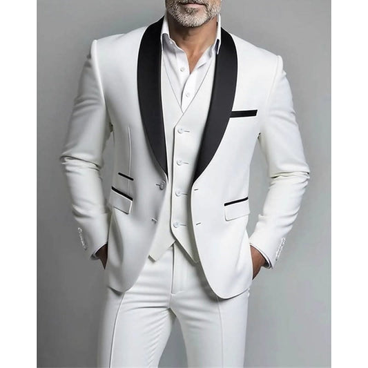 Konrad Shawl Lapel Three Piece Suit_1