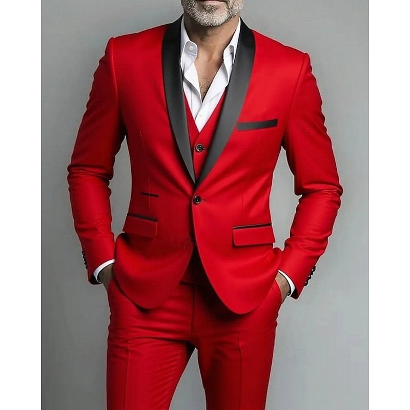 Konrad Shawl Lapel Three Piece Suit_8