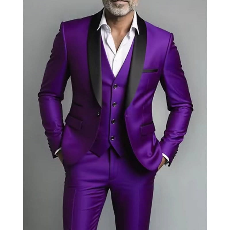 Konrad Shawl Lapel Three Piece Suit_9