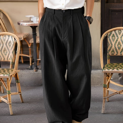 Maguire Pleated Wide Leg Trousers_14