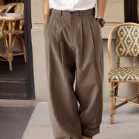 Maguire Pleated Wide Leg Trousers