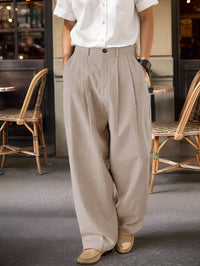 Maguire Pleated Wide Leg Trousers