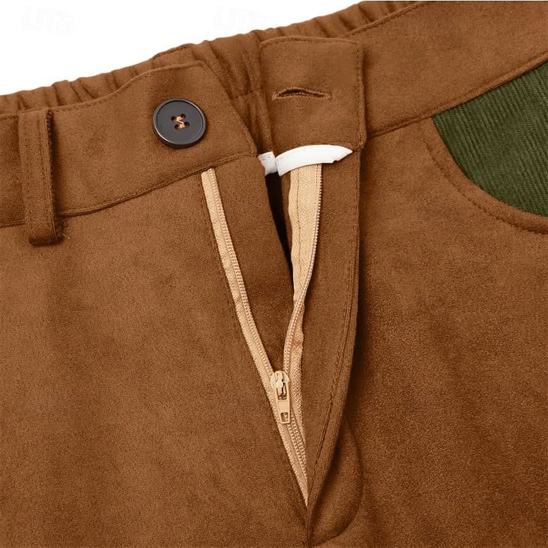 Armand Corduroy Panel Cargo Trousers_7