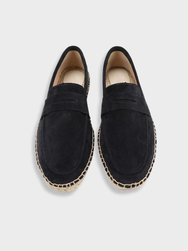 Tobias Woven Suede Loafers_13