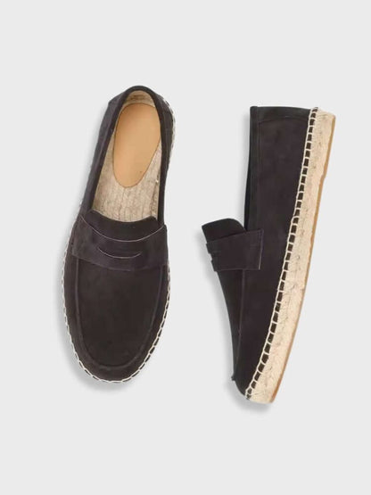 Tobias Woven Suede Loafers_15