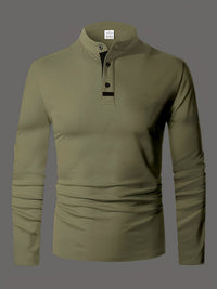 Harding Marl Jersey Long Sleeve Henley