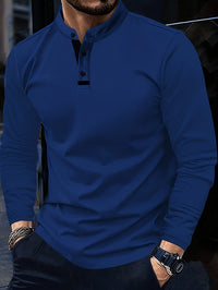 Harding Marl Jersey Long Sleeve Henley