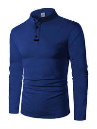 Harding Marl Jersey Long Sleeve Henley
