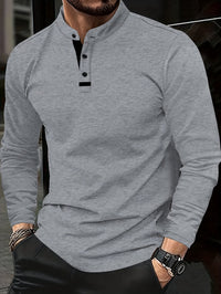 Harding Marl Jersey Long Sleeve Henley