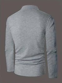 Harding Marl Jersey Long Sleeve Henley