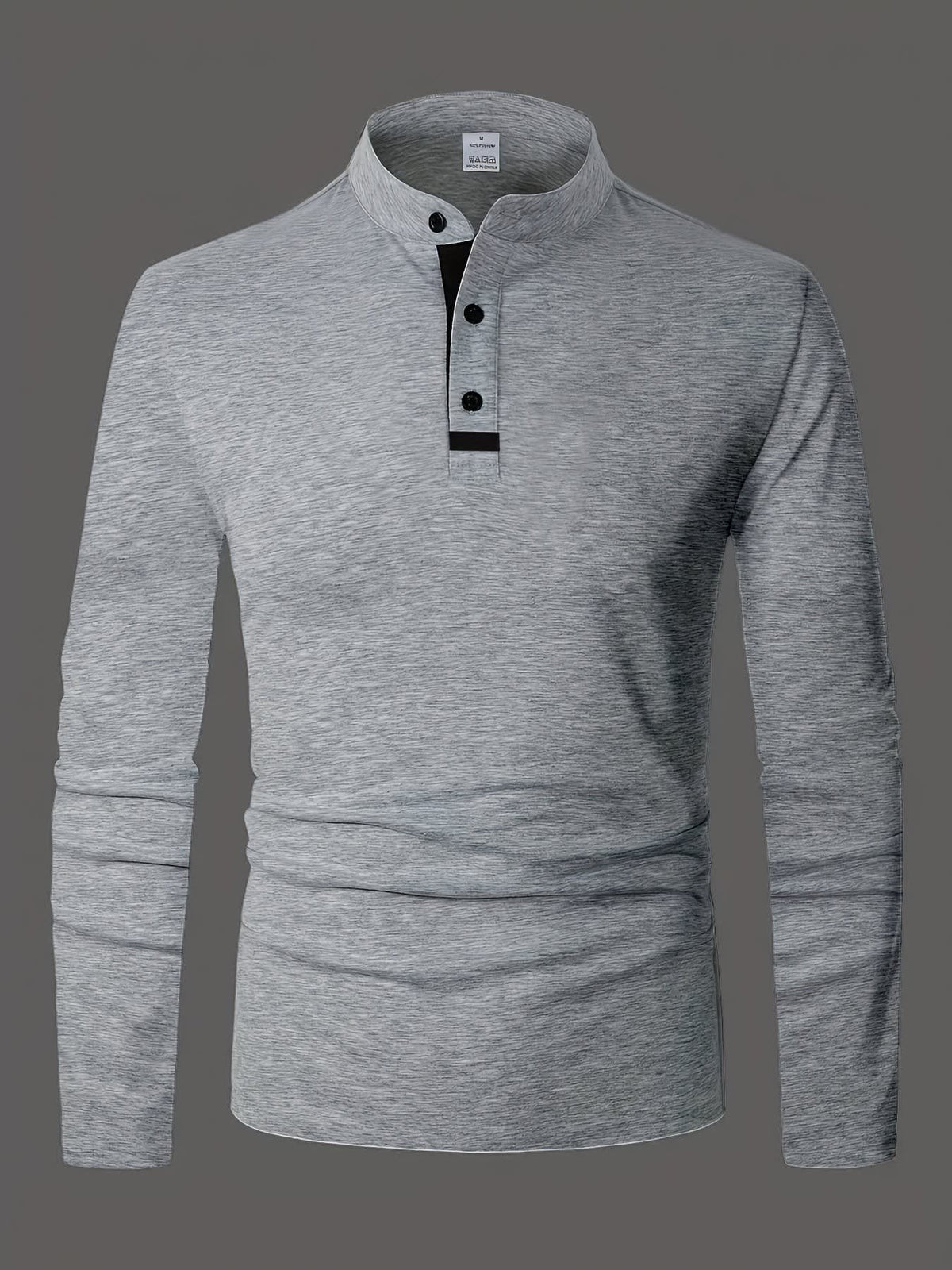 Harding Marl Jersey Long Sleeve Henley