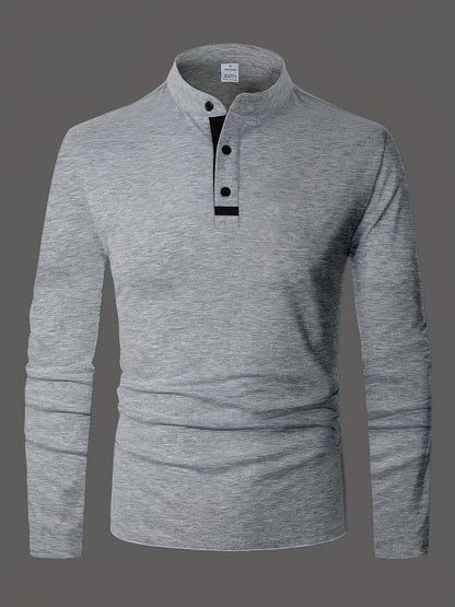 Harding Marl Jersey Long Sleeve Henley_5