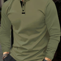 Harding Marl Jersey Long Sleeve Henley