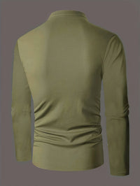 Harding Marl Jersey Long Sleeve Henley