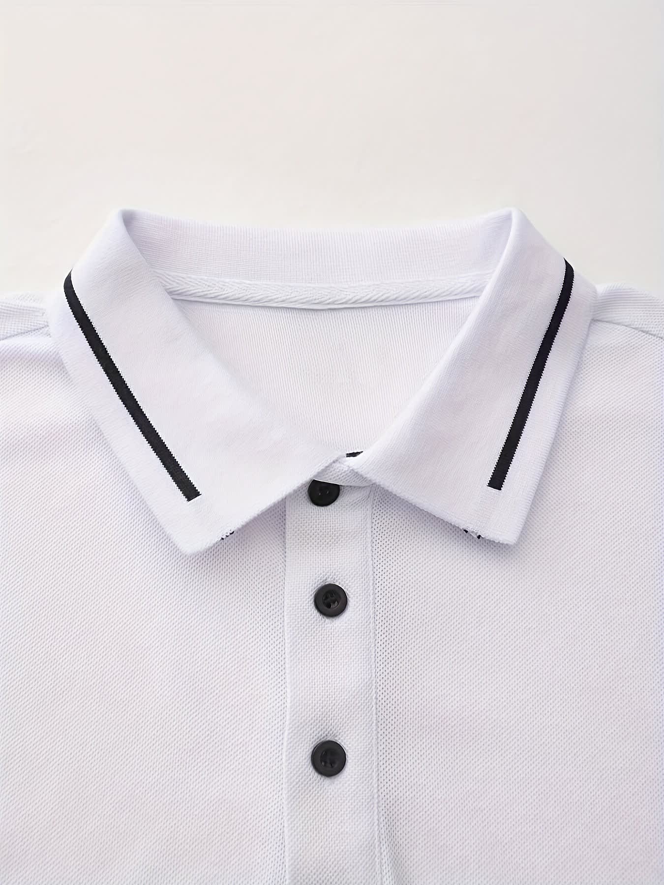 Hanson Contrast Placket Long Sleeve Polo_15