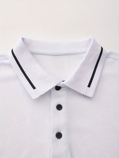 Hanson Contrast Placket Long Sleeve Polo_15