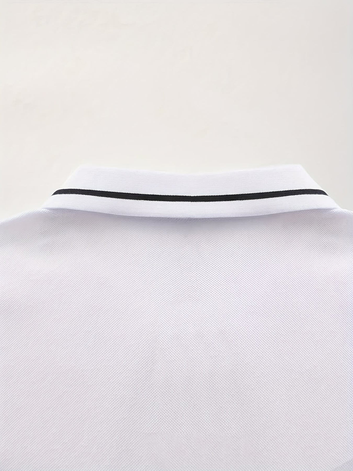 Hanson Contrast Placket Long Sleeve Polo