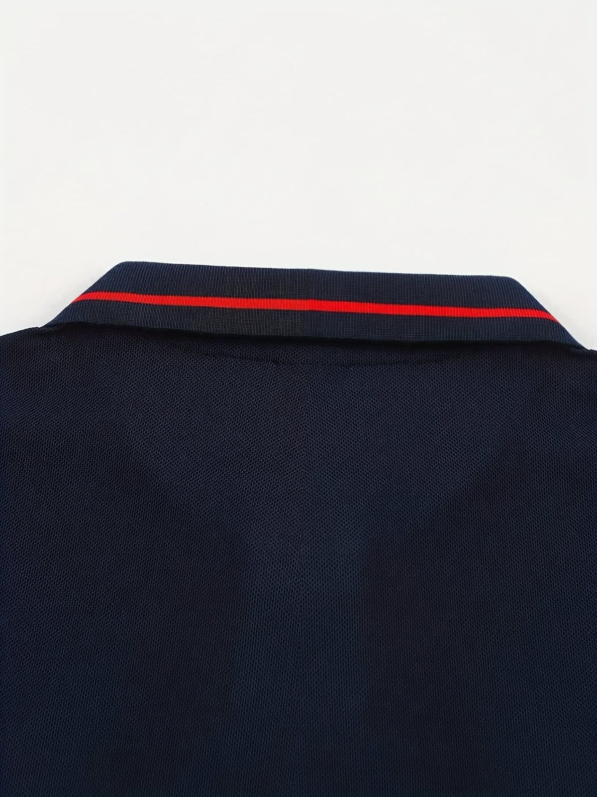 Hanson Contrast Placket Long Sleeve Polo