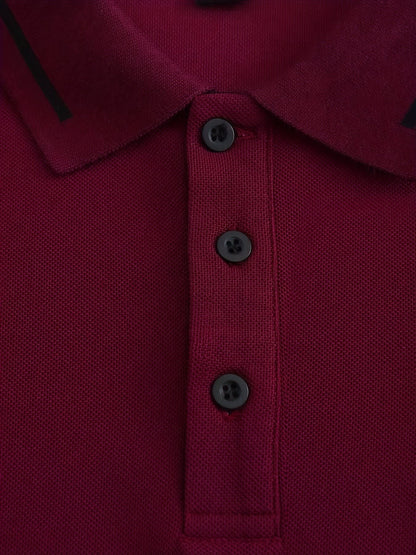 Hanson Contrast Placket Long Sleeve Polo_36